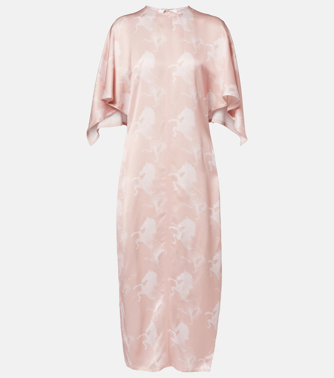 Stella McCartney Printed Satin Midi Dress