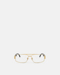 Versace Medusa Biggie Navigator Glasses – Black & Gold