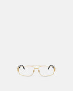 Versace Medusa Biggie Navigator Glasses – Black & Gold