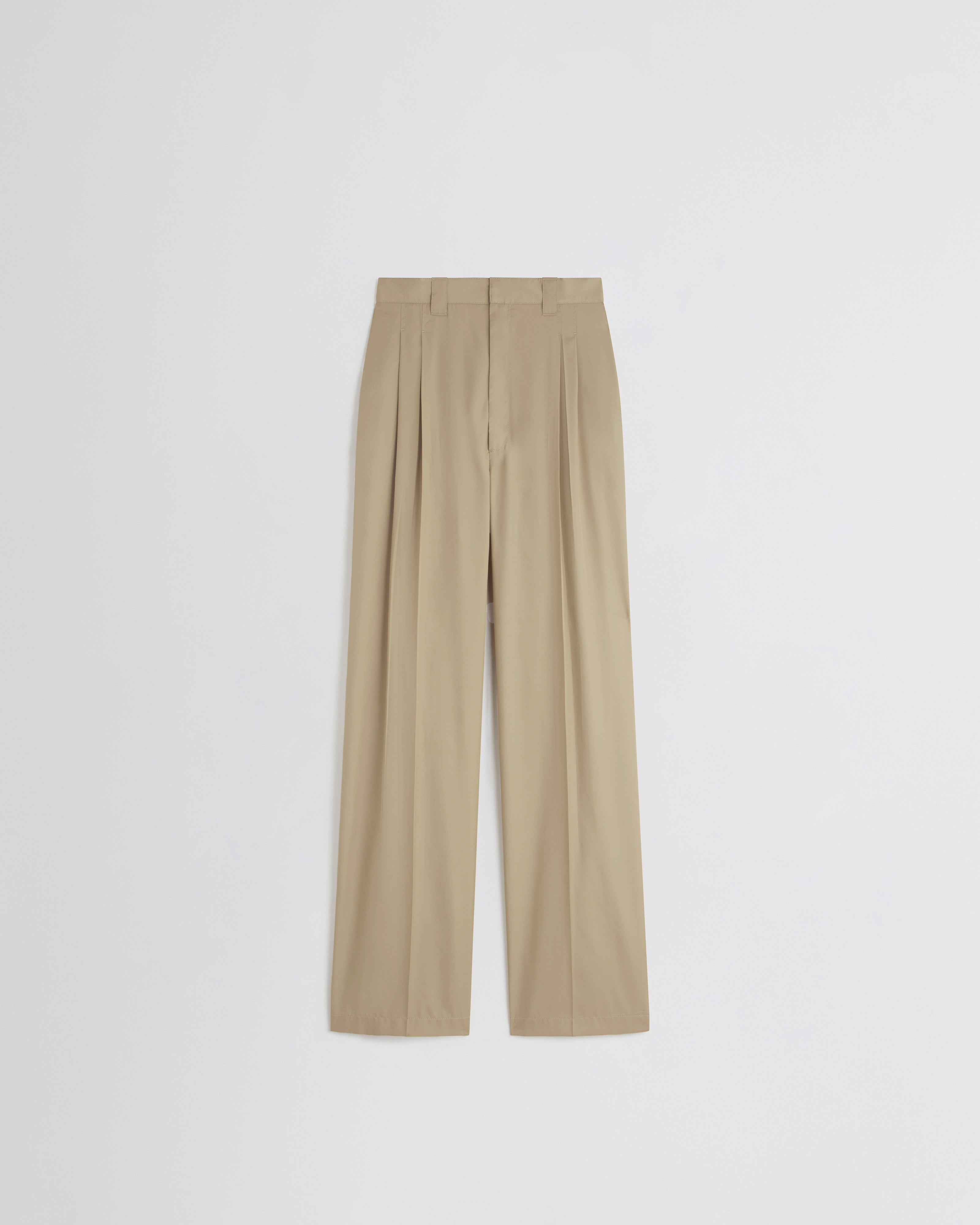 CHINO TROUSERS | trench poly twill