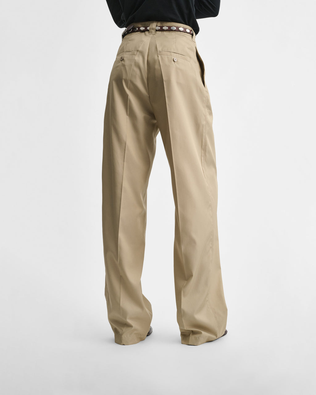 CHINO TROUSERS | trench poly twill