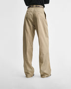 CHINO TROUSERS | trench poly twill