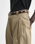 CHINO TROUSERS | trench poly twill