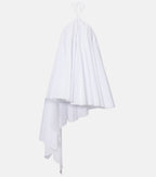 Jacquemus Triangle Asymmetric Cotton-Blend Minidress