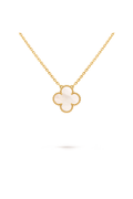 Vintage Alhambra Pendant, 18K Yellow Gold, Mother-of-Pearl