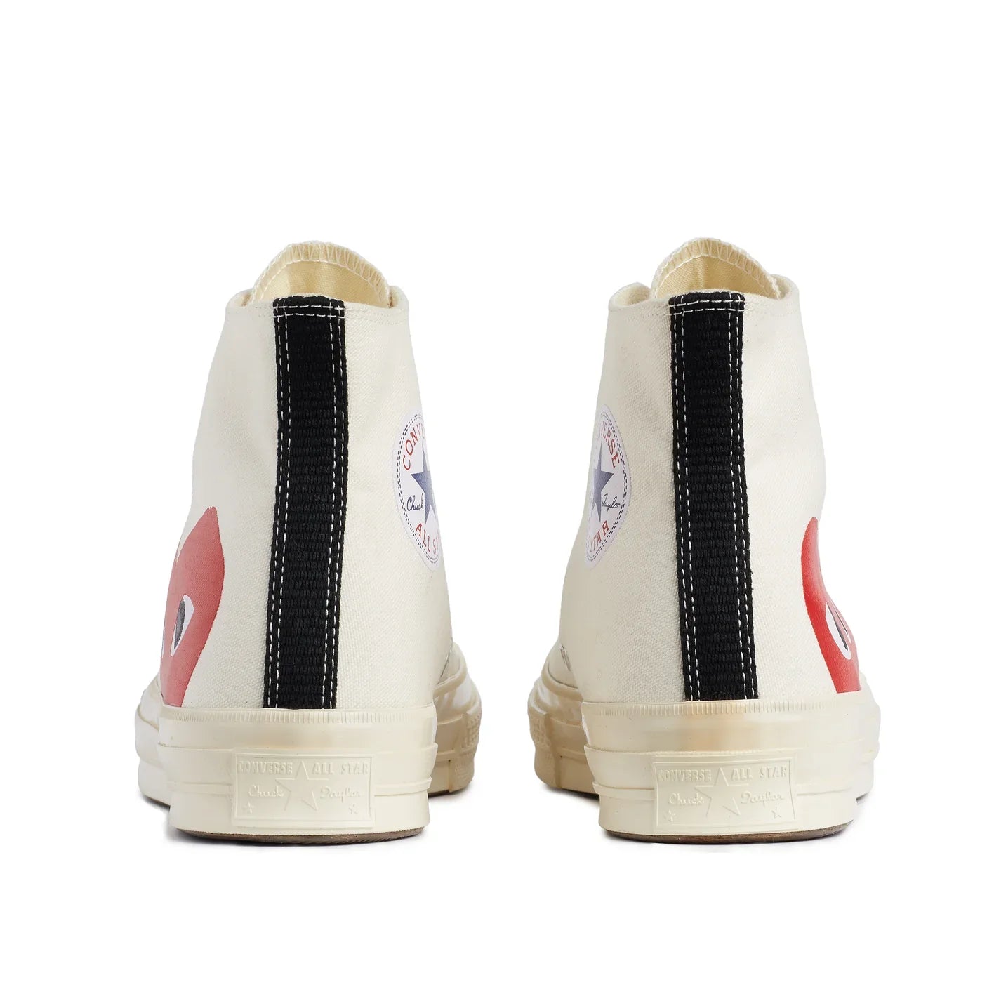 PLAY Converse Red Heart Chuck Taylor All Star '70 High Sneakers – White