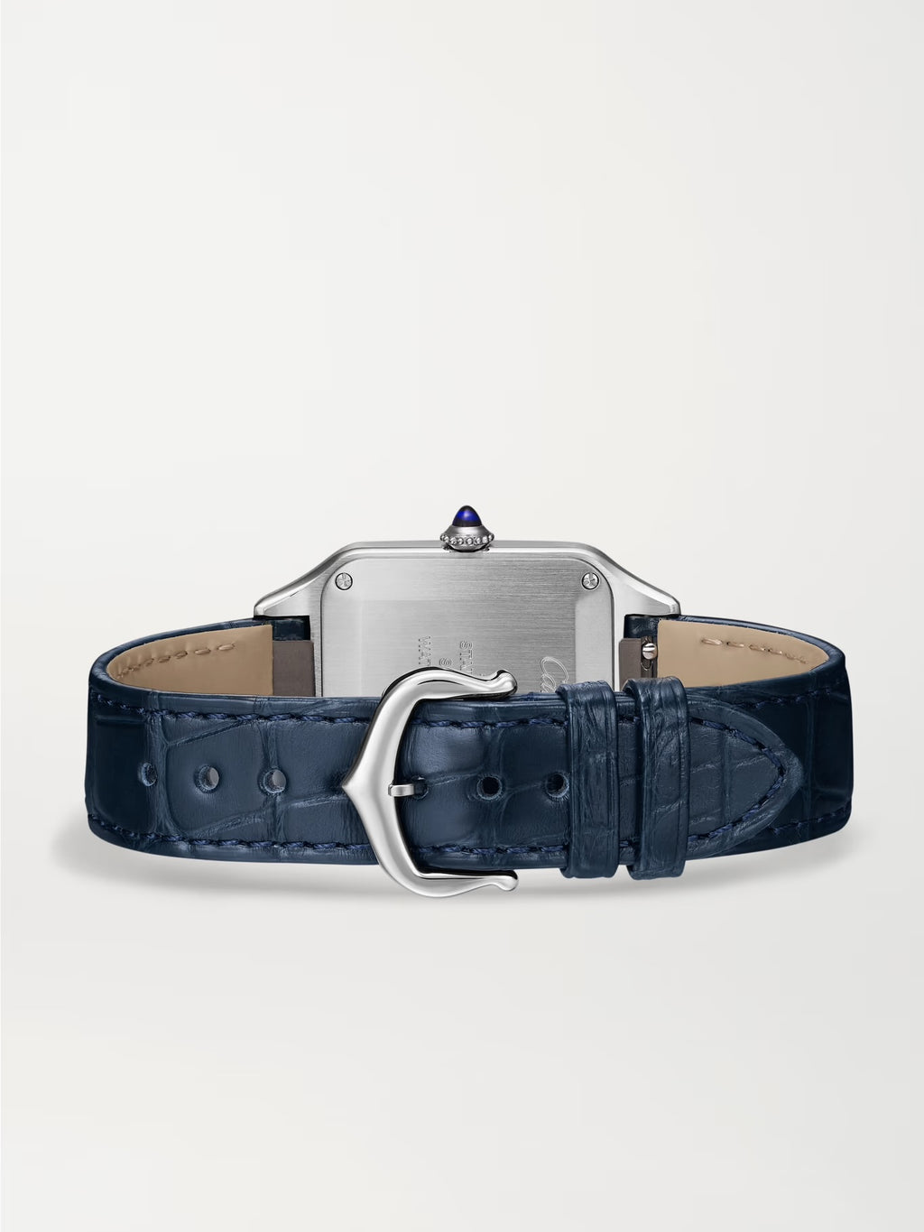 Cartier Santos-Dumont Small 38.5mm Stainless Steel and Alligator Watch