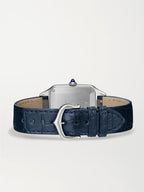 Cartier Santos-Dumont Small 38.5mm Stainless Steel and Alligator Watch