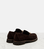 Sylke Horsebit Suede Loafers