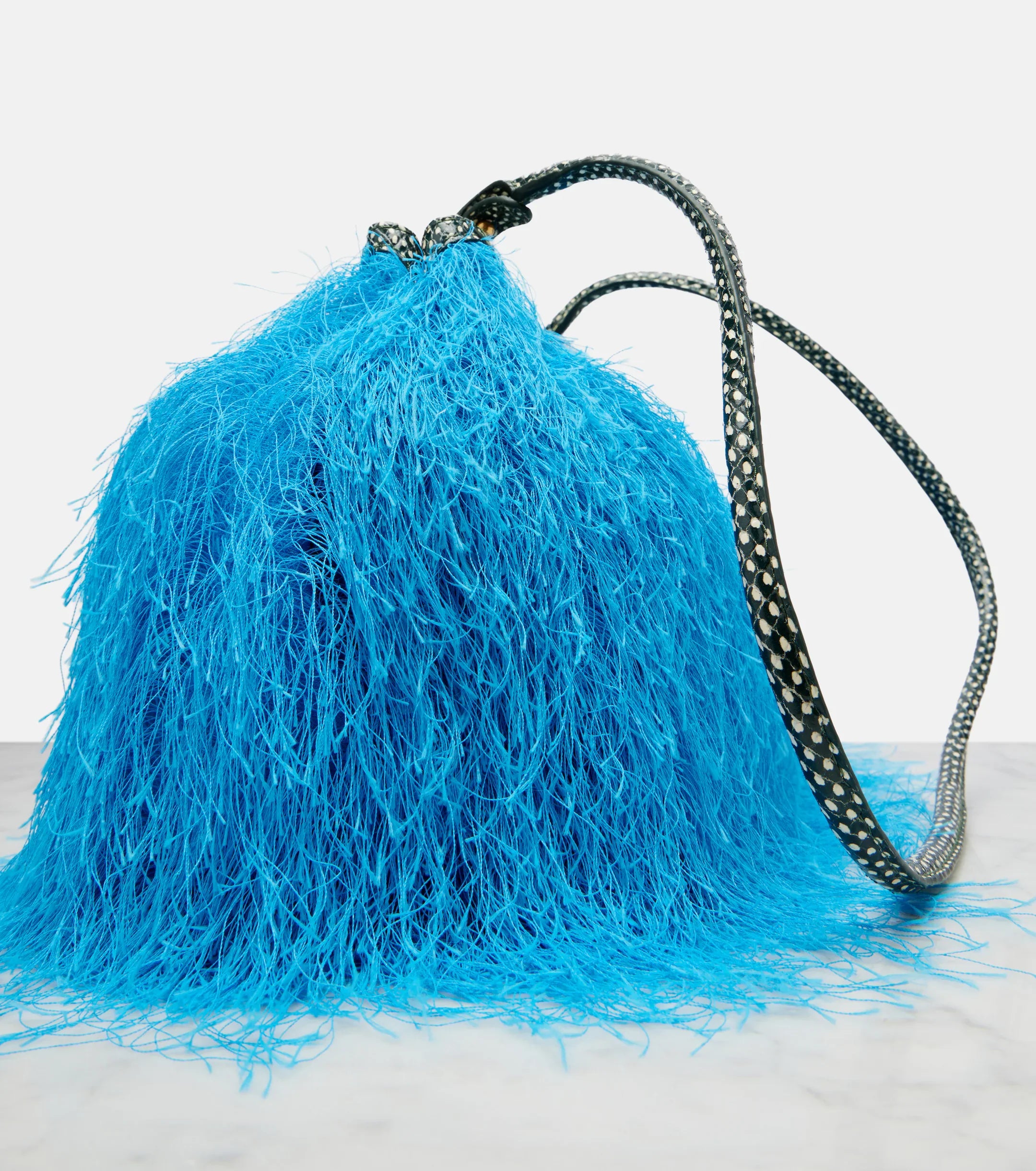 Dries Van Noten Blossom Small Leather-Trimmed Crossbody Bag