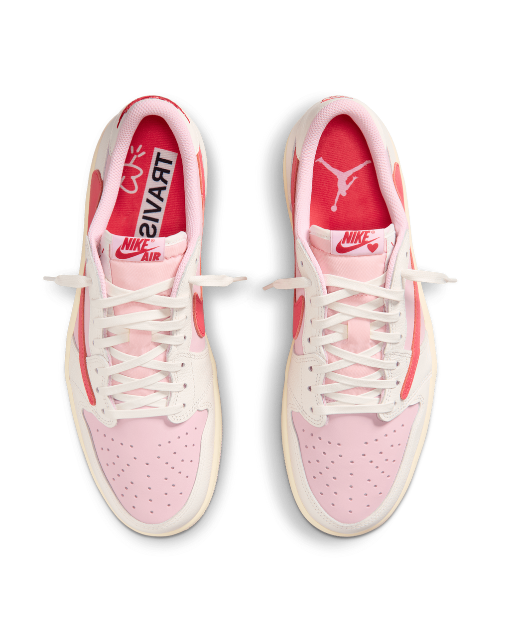 Air Jordan 1 Low x Travis Scott 'Shy Pink & Tropical Pink'