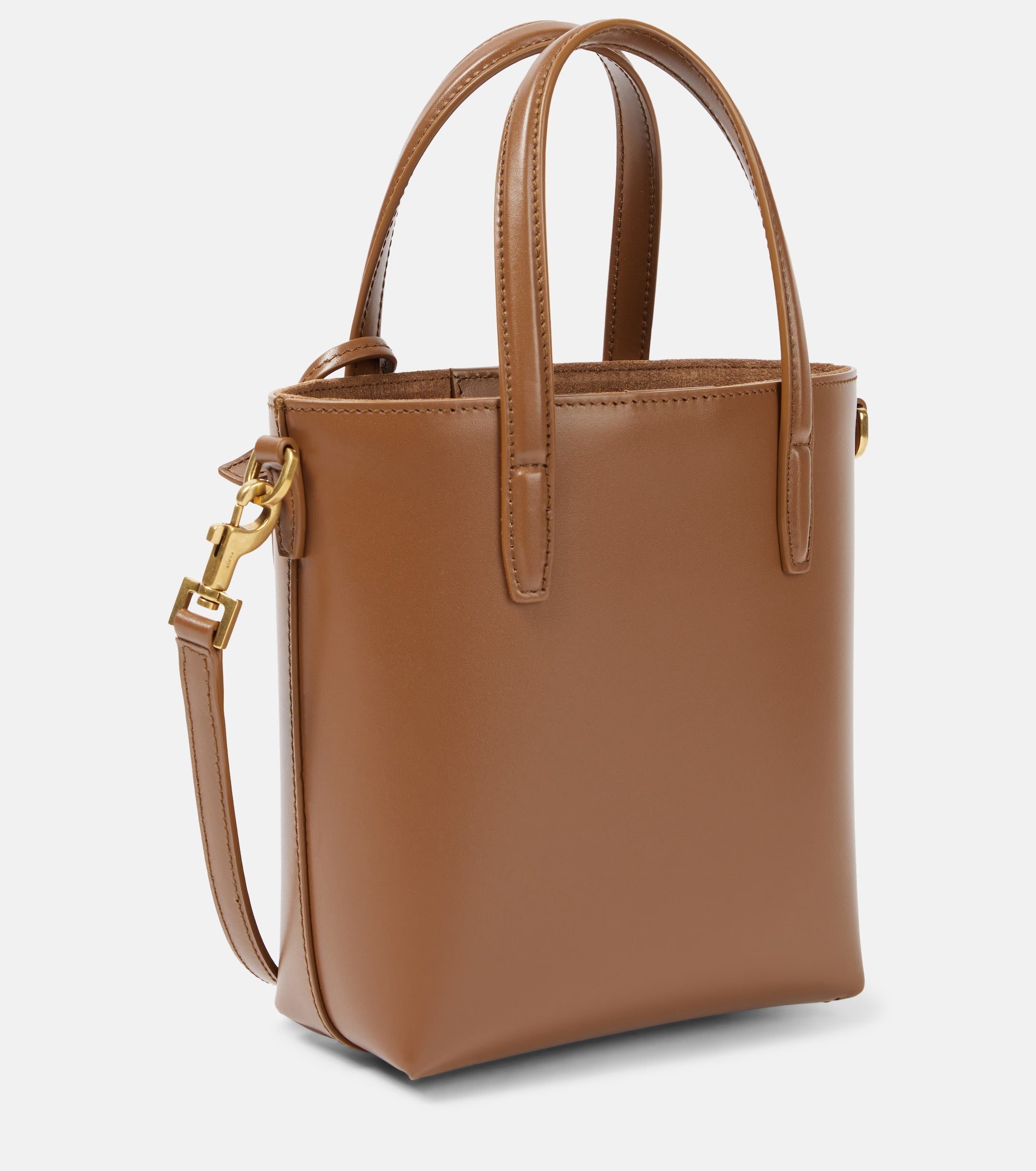 Saint Laurent Toy Shopping Mini Leather Tote