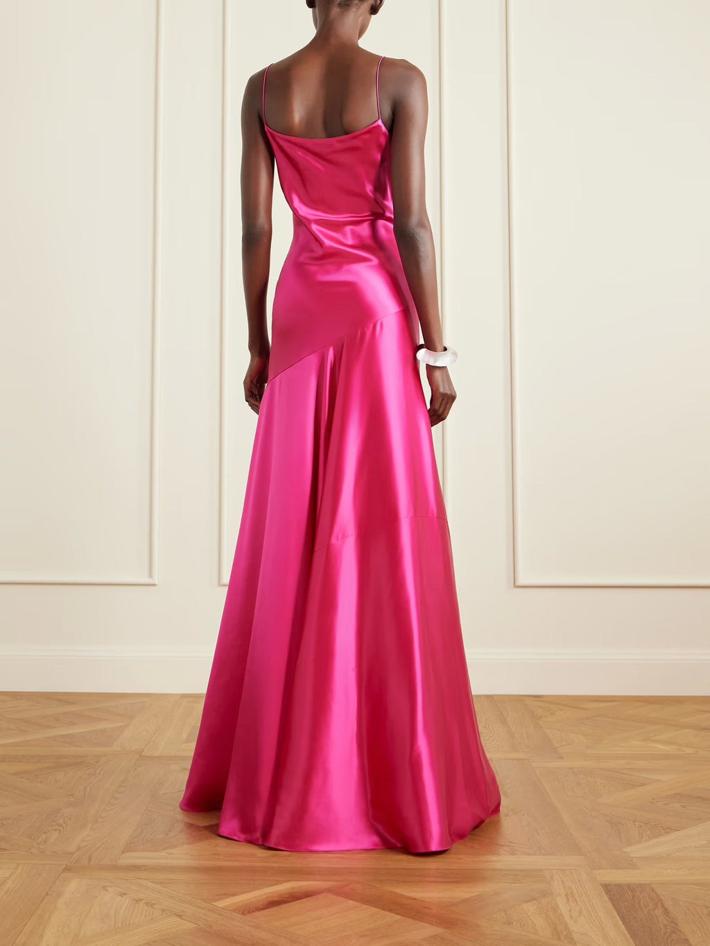 Alaïa Silk-Satin Gown