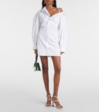 Jacquemus La Mini Robe Chemise Cotton Shirt Dress