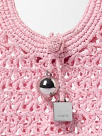 Jacquemus Spiaggia Coeur Heart Raffia Bag