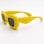 Inflated Sunglasses in Yellow