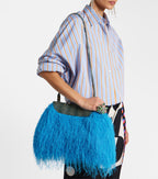 Dries Van Noten Blossom Small Leather-Trimmed Crossbody Bag