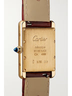 Cartier Tank Louis Cartier 35.5mm 18-Karat Gold and Alligator Watch