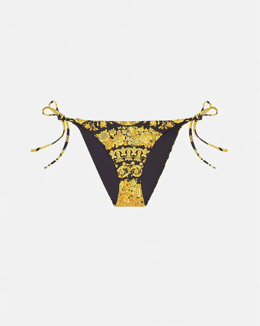 Versace Printed Nylon-Blend Bikini Bottoms