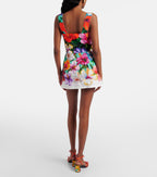 Dolce & Gabbana Floral Cotton Minidress – Multicolour