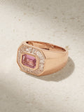 Champion Sapphire and Diamond Ring, 18K Rose Gold
