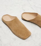 The Row Piper Suede Slides
