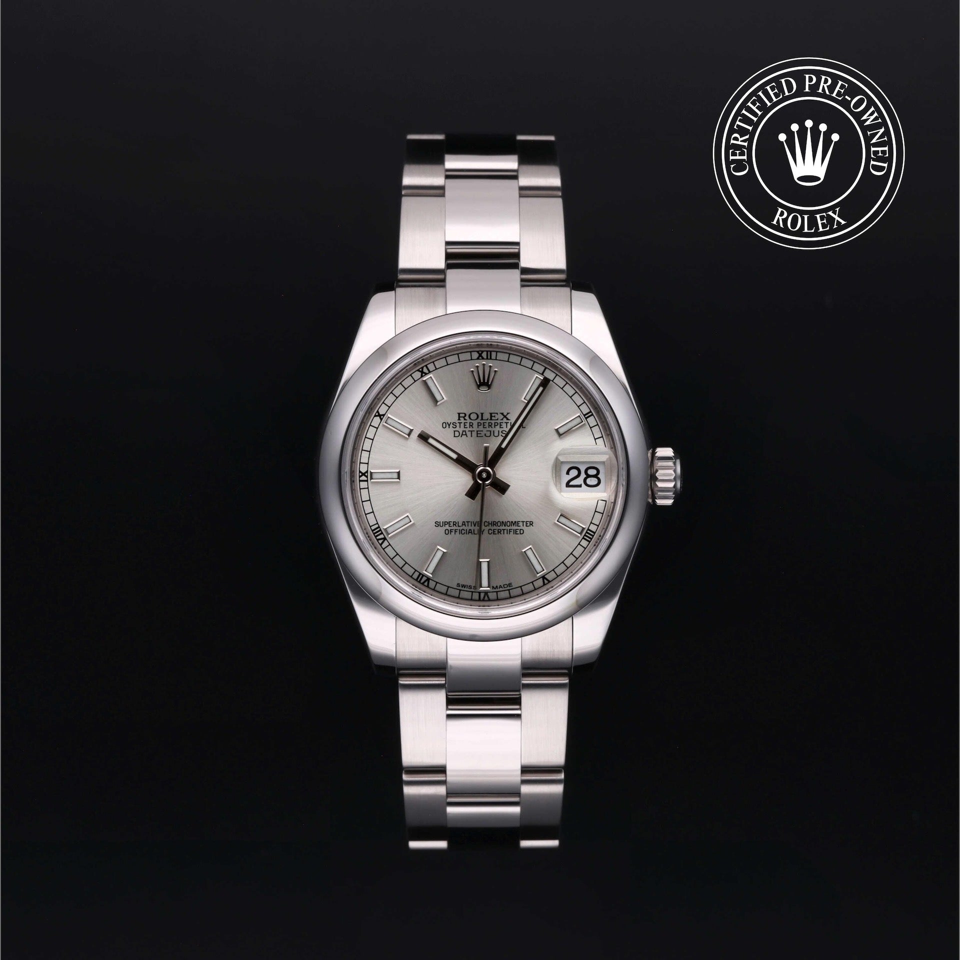 Rolex Datejust 31 — Oystersteel, Silver Dial (Ref. 178240)