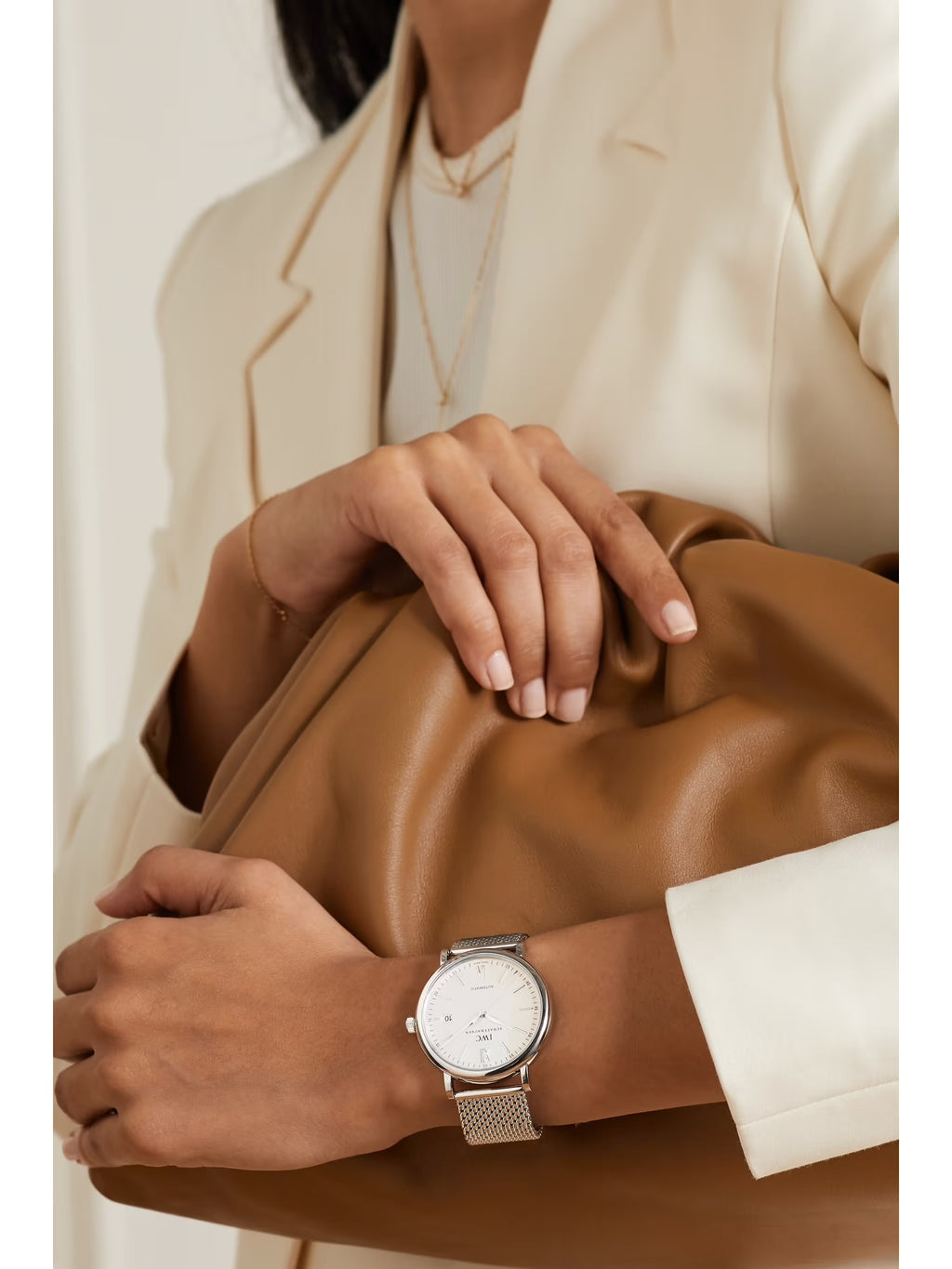 IWC Schaffhausen Portofino Automatic 40mm Stainless Steel and Milanese Mesh Watch