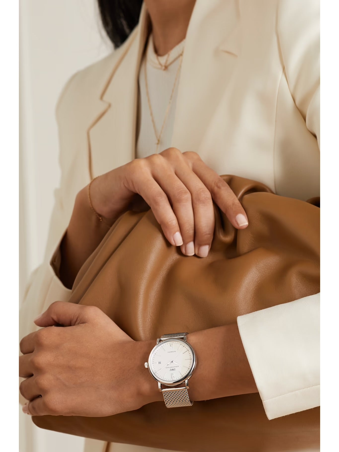 IWC Schaffhausen Portofino Automatic 40mm Stainless Steel and Milanese Mesh Watch