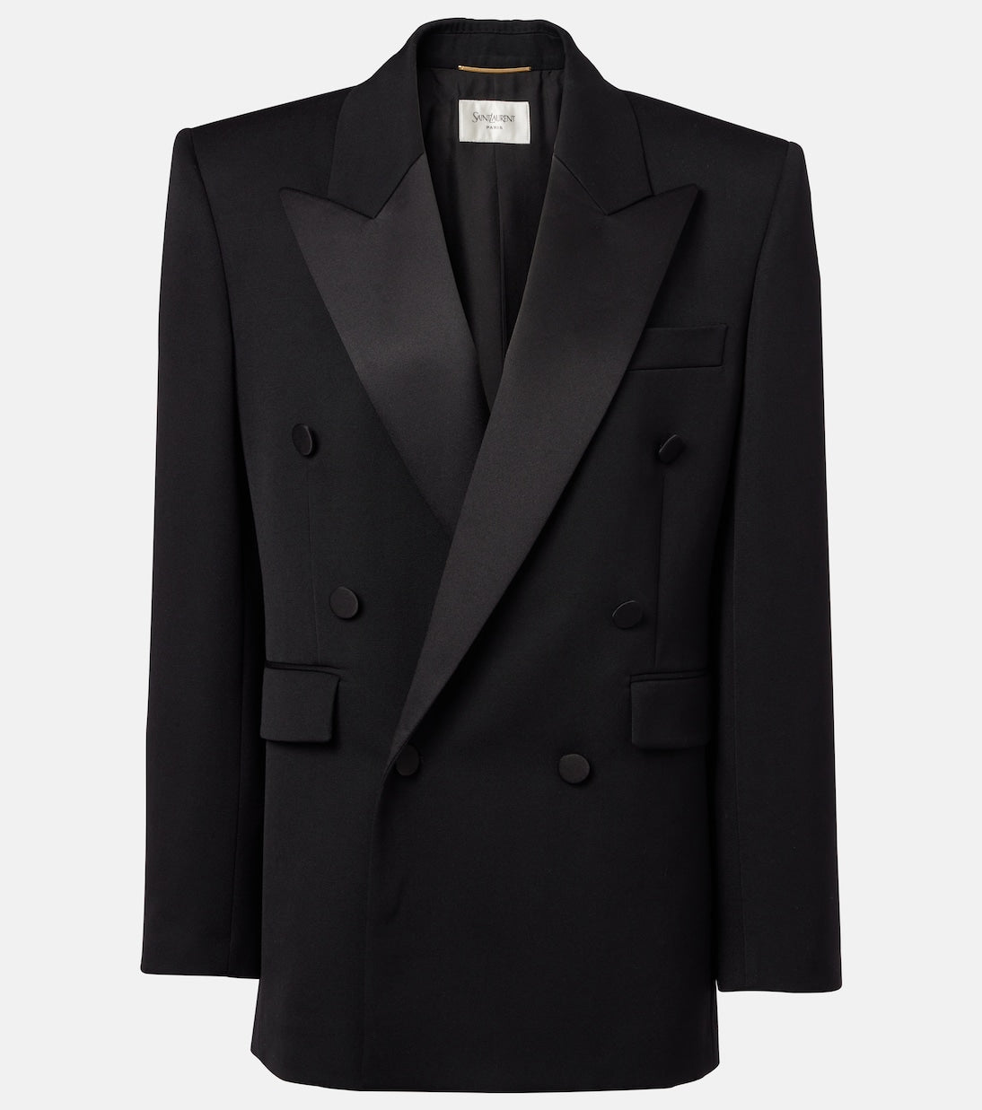 Saint Laurent Double-Breasted Tuxedo Blazer