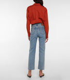 Toteme High-Rise Straight Jeans