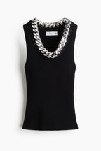 Stella McCartney x H&M Chain-Detail Ribbed Vest Top