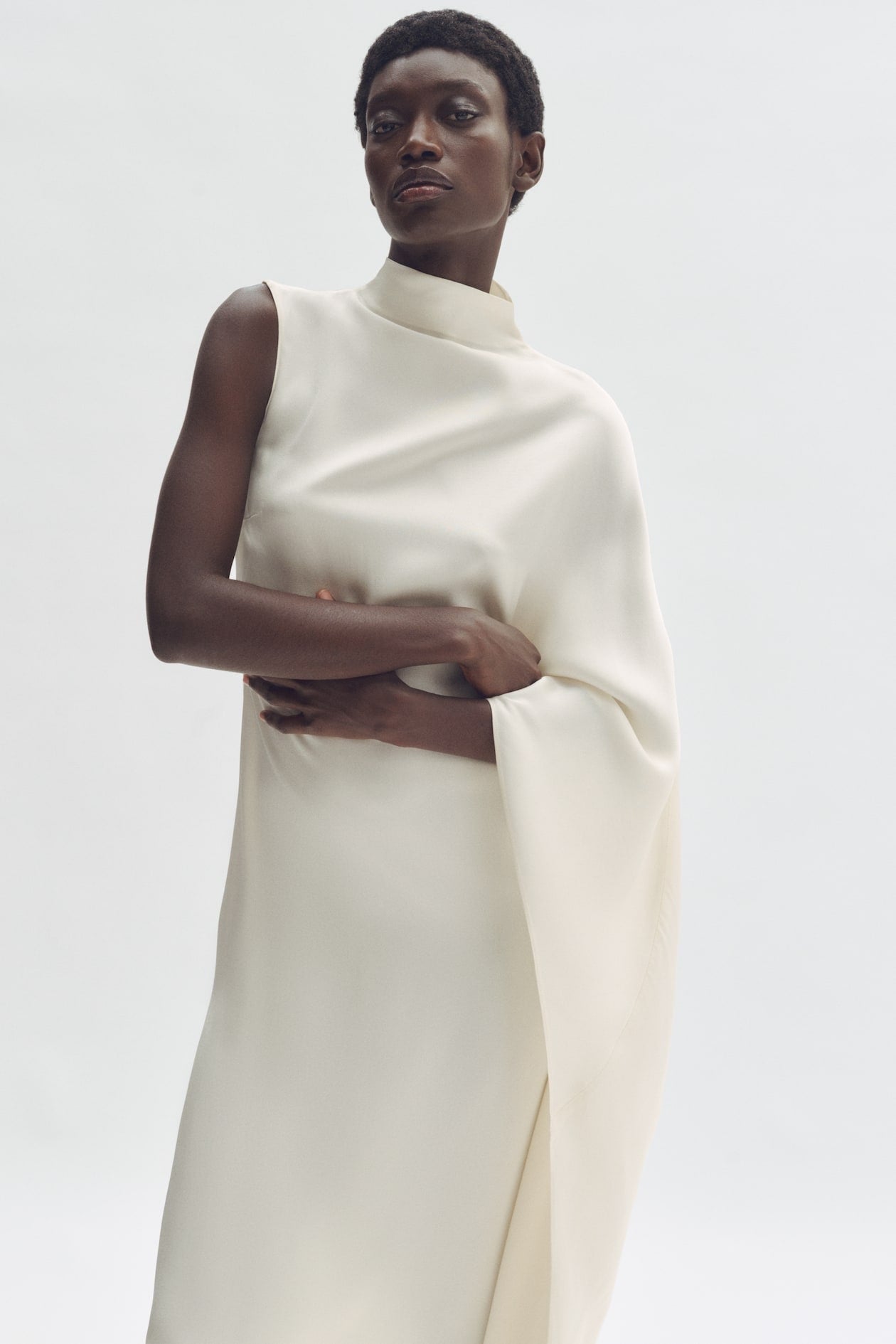 Stella McCartney x H&M Satin Cape Dress
