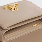 Céline Teen Triomphe Bag in Shiny Calfskin – Safari