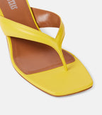 Paris Texas Portofino 55 Leather Thong Sandals – Yellow