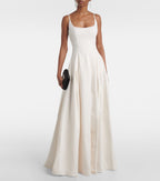 Staud Bridal Joy Cotton-Blend Maxi Dress