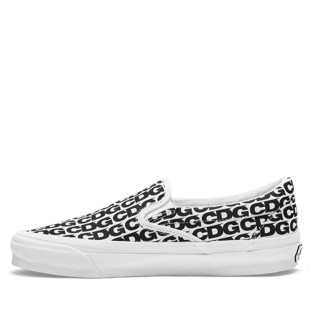 CDG x Vans Slip-On LX – White