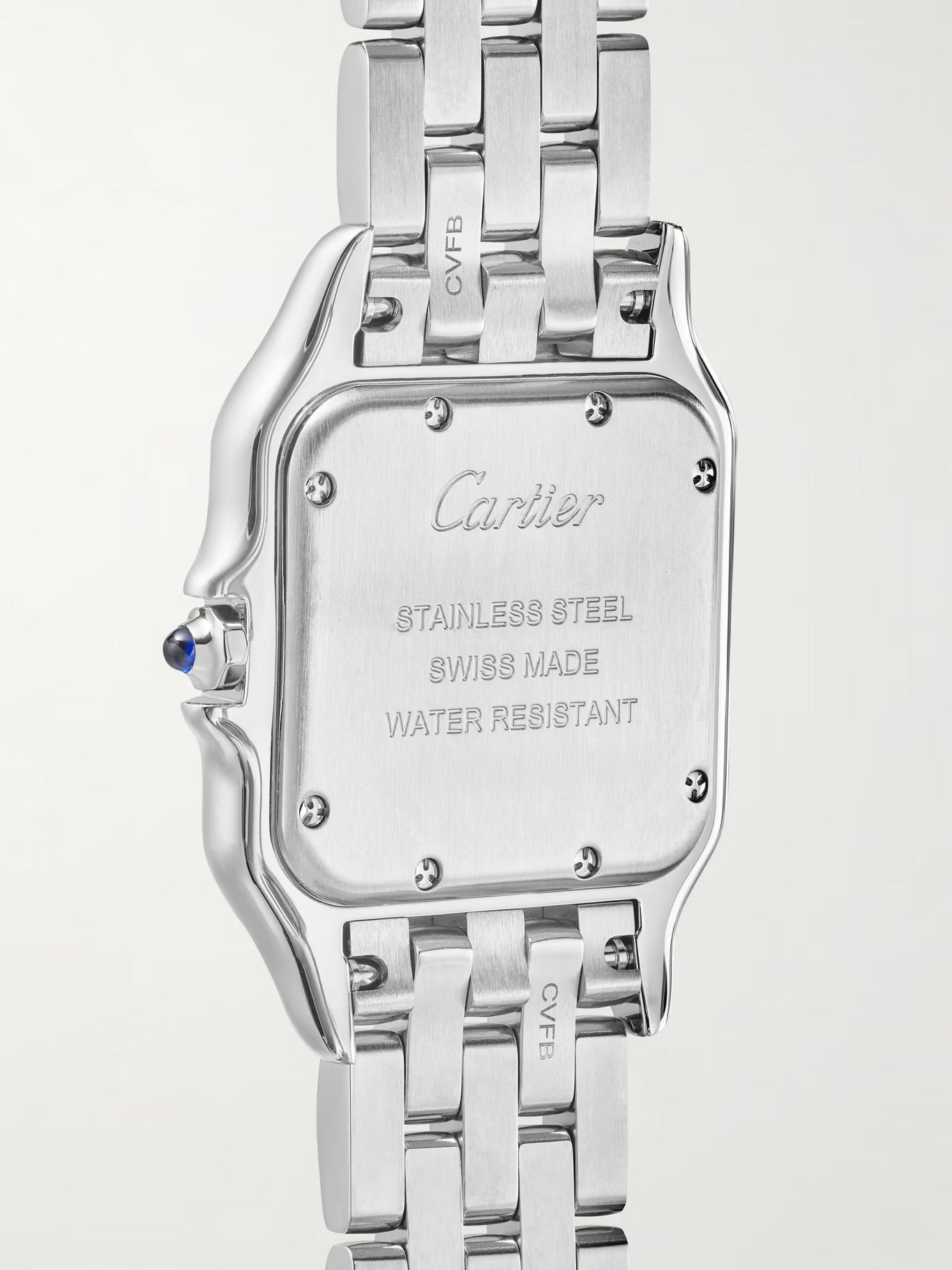 Panthère de Cartier Small 22mm Stainless Steel and Diamond Watch