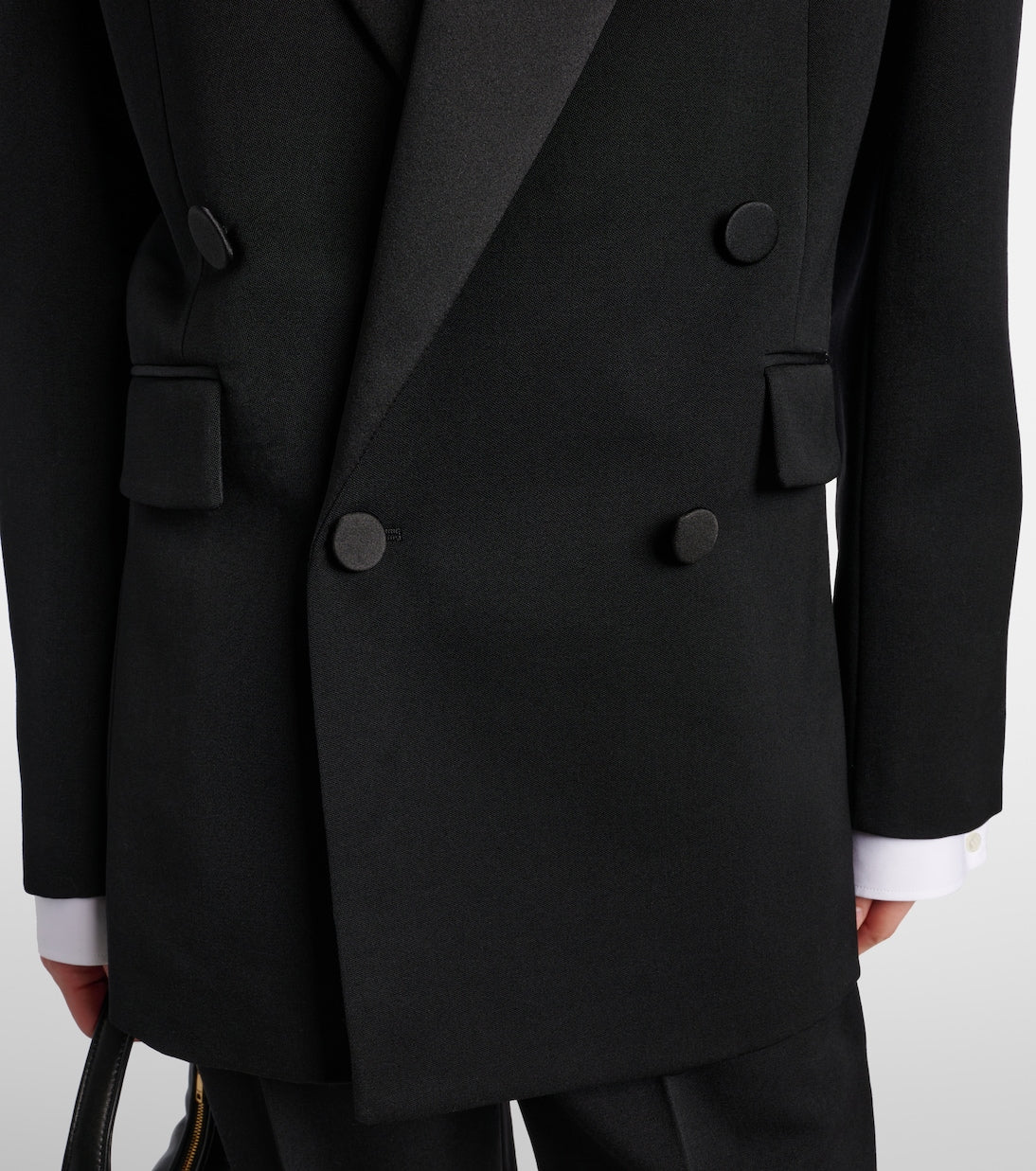Saint Laurent Double-Breasted Tuxedo Blazer