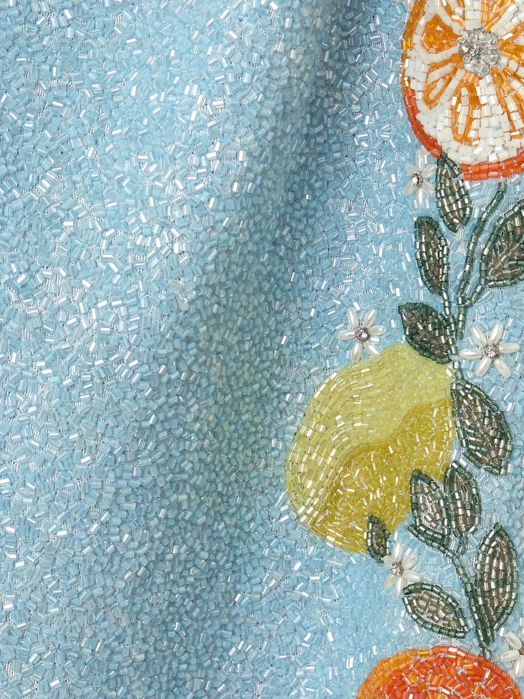 Clio Peppiatt Capri Crystal-Embellished Beaded Tulle Mini Dress