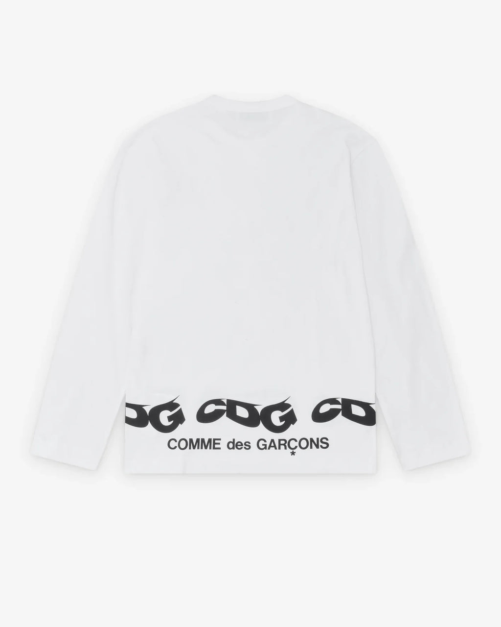 CDG  Wavy Print L/S T-Shirt