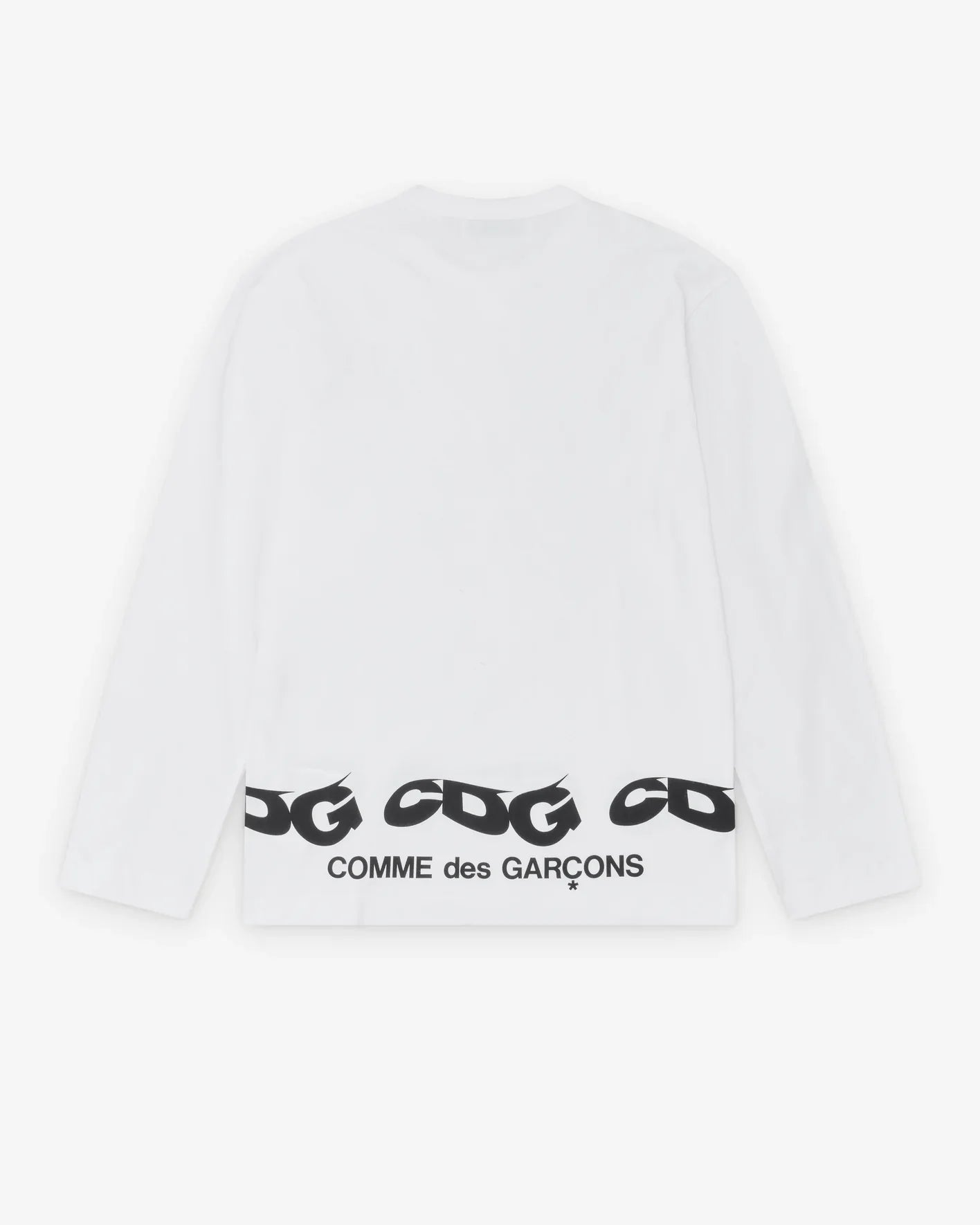 CDG  Wavy Print L/S T-Shirt