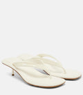 Bottega Veneta Sampieri Thong Sandals – White