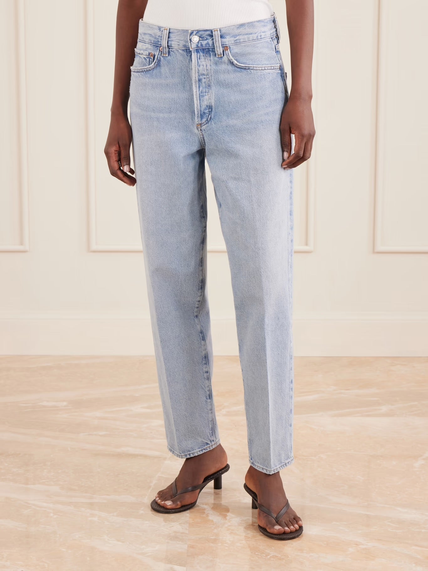 Agolde Nate Regenerative Cotton Straight-Leg Jeans