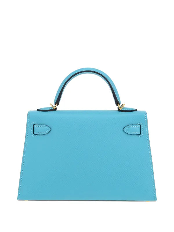Hermès Pre-Owned 2025 Kelly Mini 20 – Blue Epsom Leather