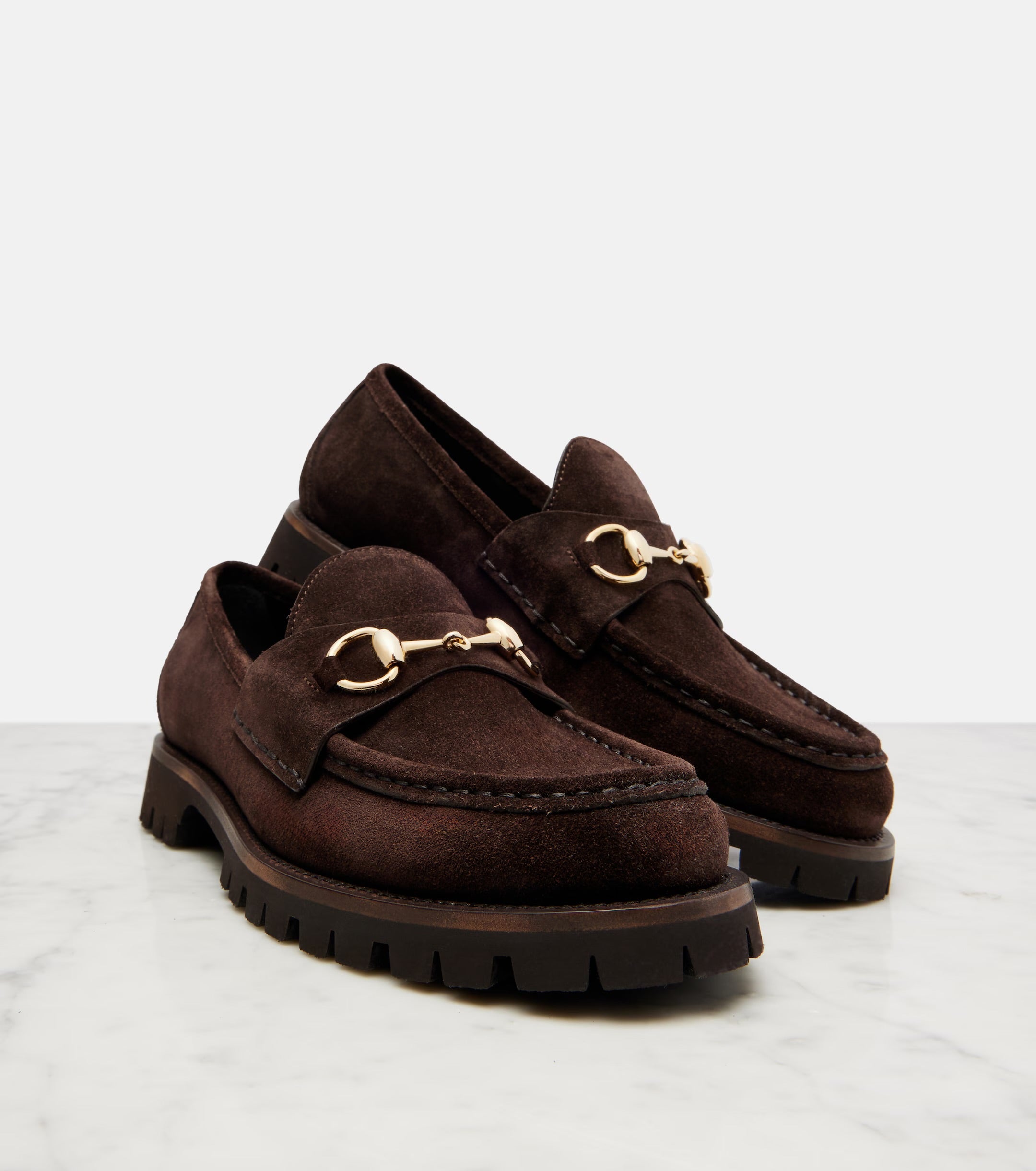 Sylke Horsebit Suede Loafers