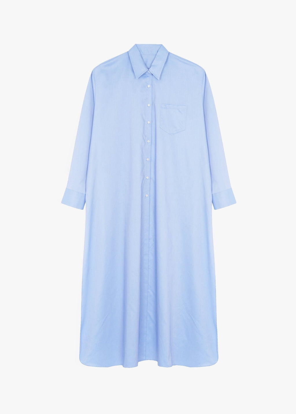 The Frankie Shop Avery Shirt Dress - Blue