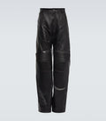 Leather Biker Pants