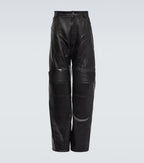 Leather Biker Pants