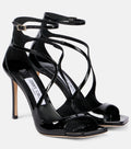 Jimmy Choo Azia 95 Patent Leather Sandals